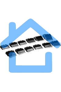 Машинка для стрижки Rowenta TN1551E0 серебристый/черный (насадок в компл:12шт)