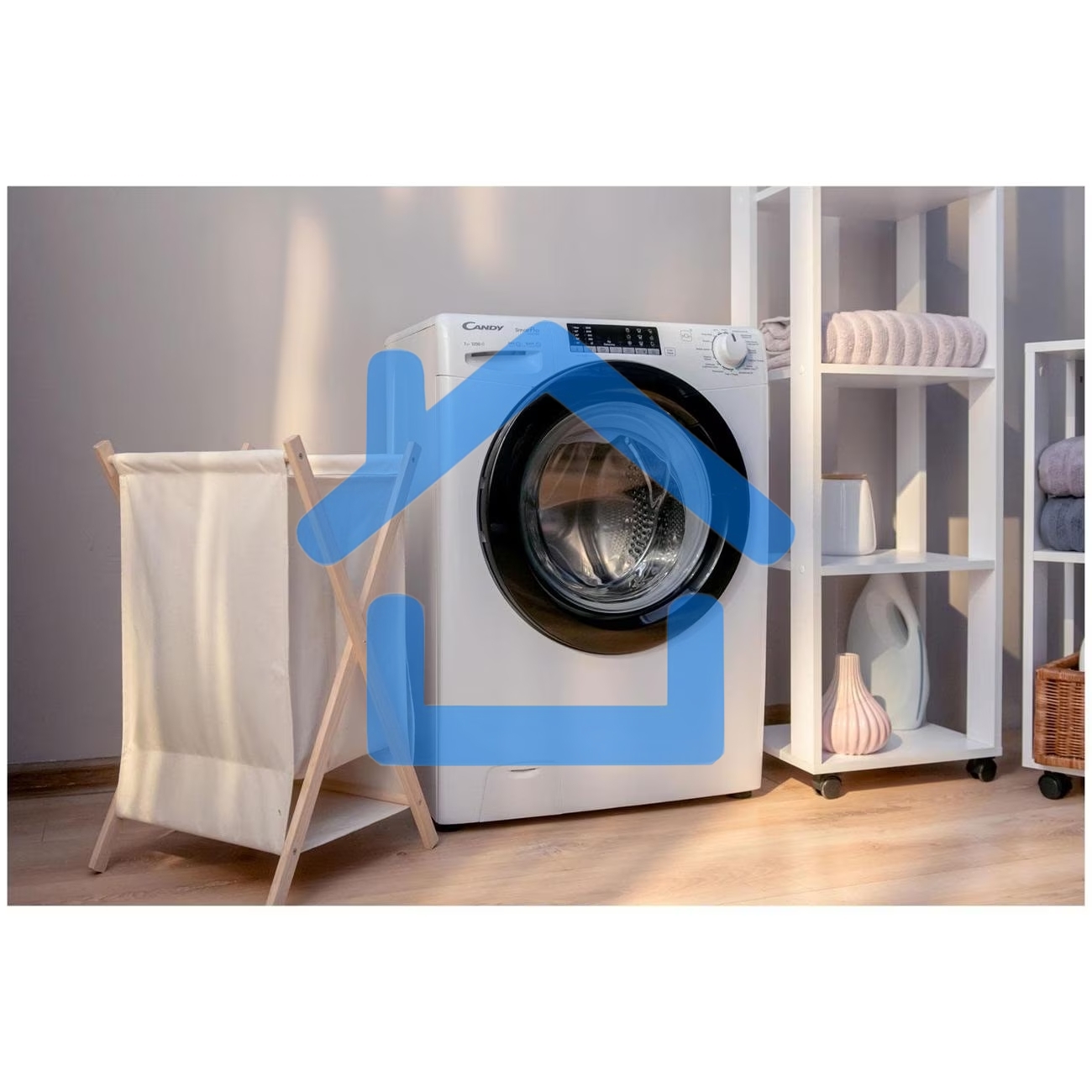 Стиральная машина Candy Smart Pro Inverter CSO4 276TWMB-07 белый, загрузка фронтальная 7 кг, 1200 об/мин., класс: А