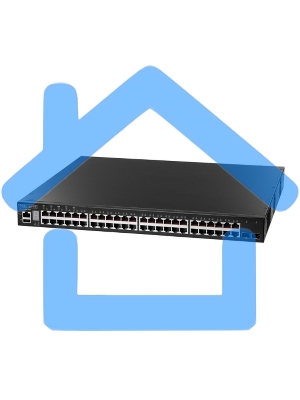 Коммутатор Edge-corE 48 x GE + 2 x 10G SFP+ ports + 1 x expansion slot (for dual 10G SFP+ ports) L3 Stackable Switch, w/ 1 x RJ45 console port, 1 x USB type A storage port, RPU connector, Stack up to 4 units Edge-corE ECS4620-52T