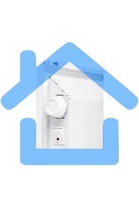 Конвектор Rexant 60-0115, белый, 1000 Вт, 15 м2, механический термостат