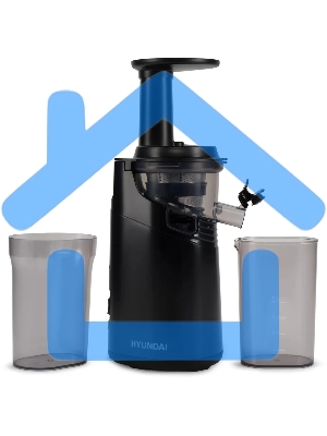 Соковыжималка шнековая Hyundai HY-JS2323 120Вт рез.сок.:400мл. черный