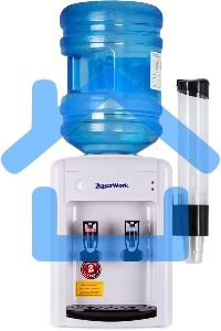 Кулер Aqua Work 0.7-TDR настольный электронный бело-черный