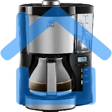 Кофеварка капельная Melitta Look V Therm Timer Black Filter черный/нержавеющая сталь, исп. кофе - молотый, 1.25 л, 1000 Вт