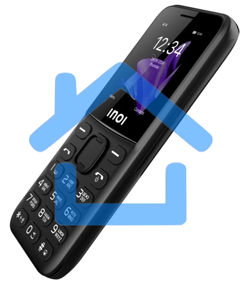 Мобильный телефон INOI 140 Classic Lite 4G черный