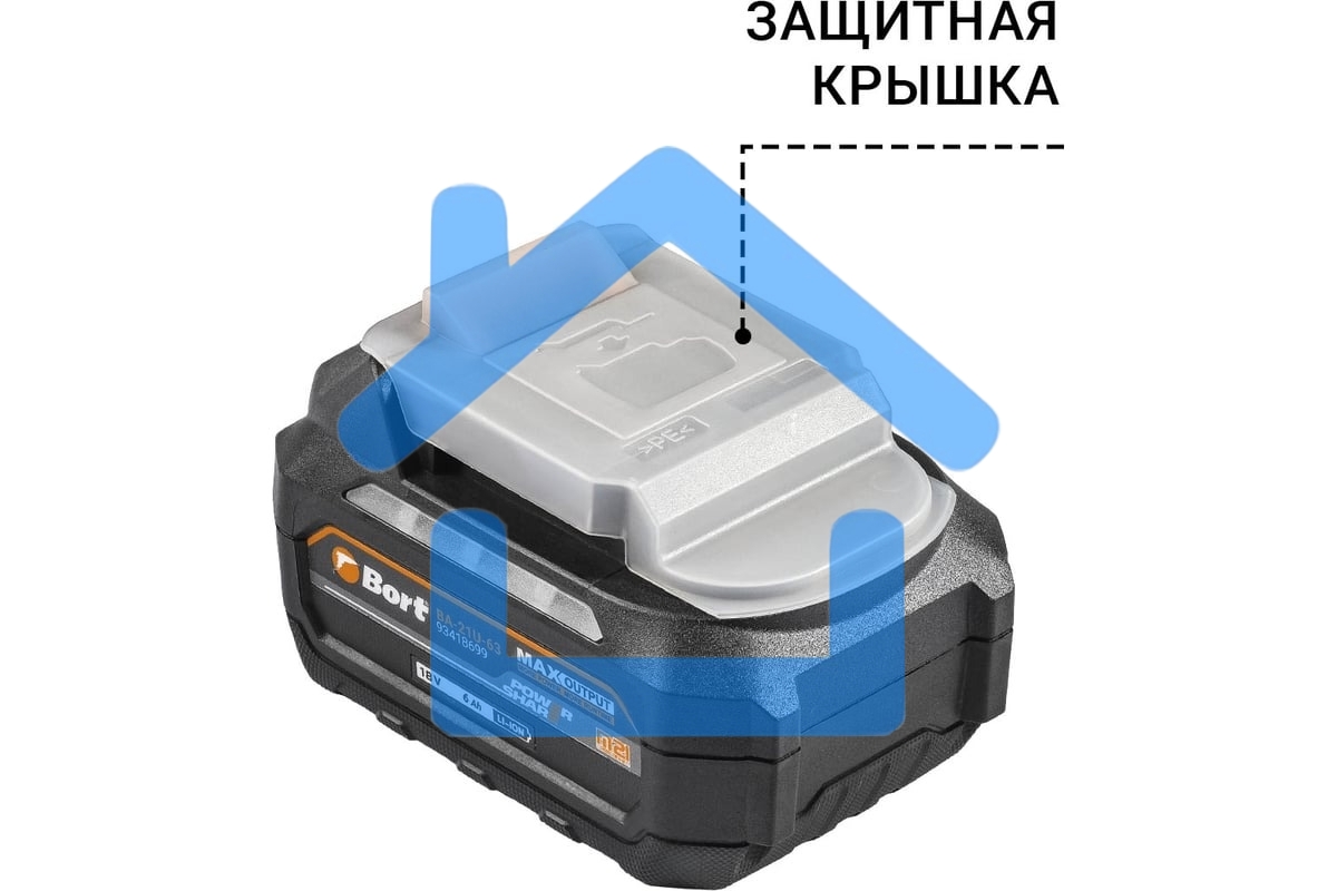 Батарея аккумуляторная Bort BA-21U-63 (6 Ач, ячейка 3 Ач)
