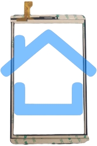 Сенсорное стекло (тачскрин) для BQ-8067L Hornet Plus, черное