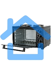 Мини-печь Kraft KFC-MOHP 380 HBL 38 л, 1600 Вт, черный