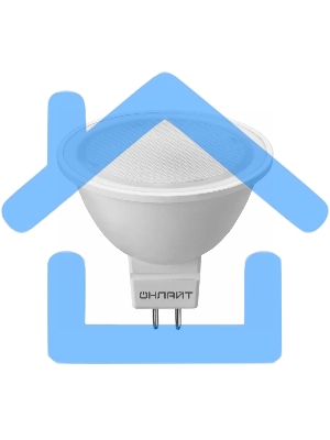 Лампа светодиодная ОНЛАЙТ 71641 OLL-MR16-7-230-4K-GU5.3 7Вт 4000К белый GU5.3 480лм 176-264В