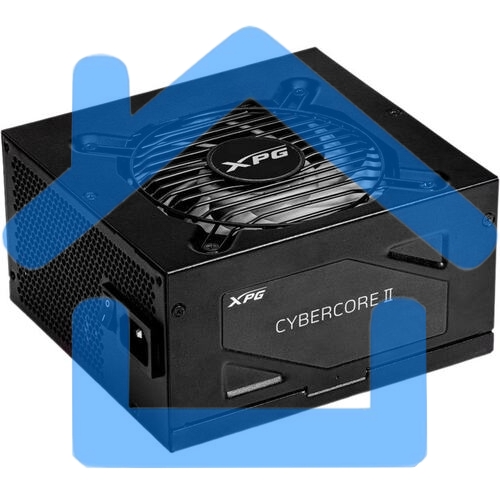 Блок питания ADATA XPG CYBERCORE II 1000W (CYBERCOREII1000P-BKCEU), 1000Вт, 80 PLUS Platinum, 120мм, модульный, черный