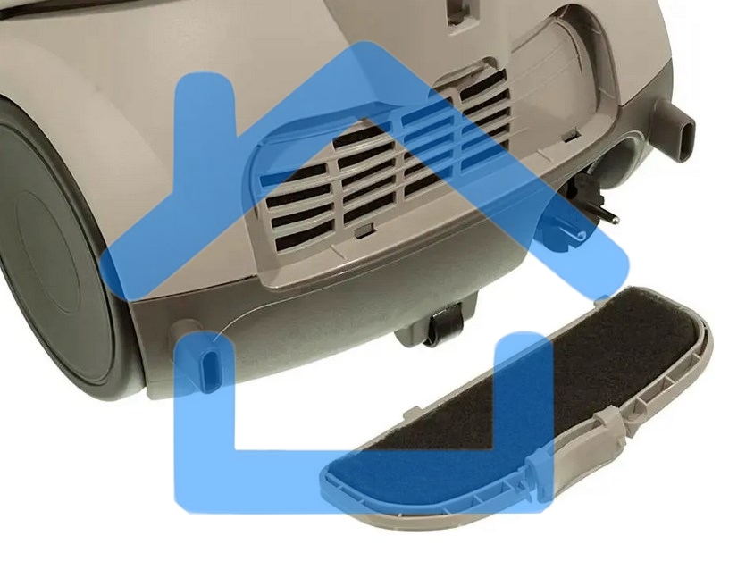 Пылесос Samsung VCC5251V3R 1800Вт, красный 410/1800 Вт, уборка сухая, пылесборник мешок, контейнер 2л