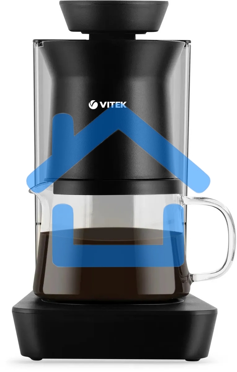 Кофеварка капельная Vitek Metropolis VT-8381 MC черный, исп. кофе - молотый, 0.54 л, 680 Вт.