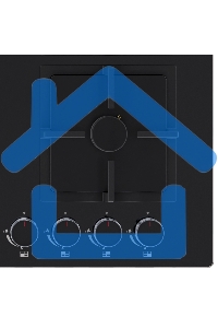 Газовая варочная панель LEX GVG 644A BBL независимая, черный