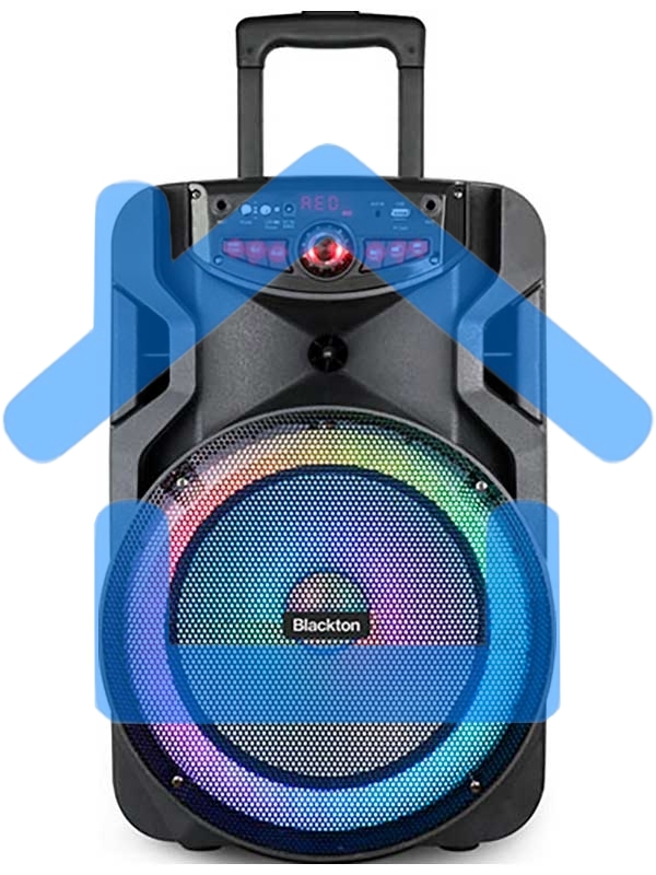 Портативная акустика Blackton Bt PBS2113 черный Мощность RMS 40 Вт Bluetooth