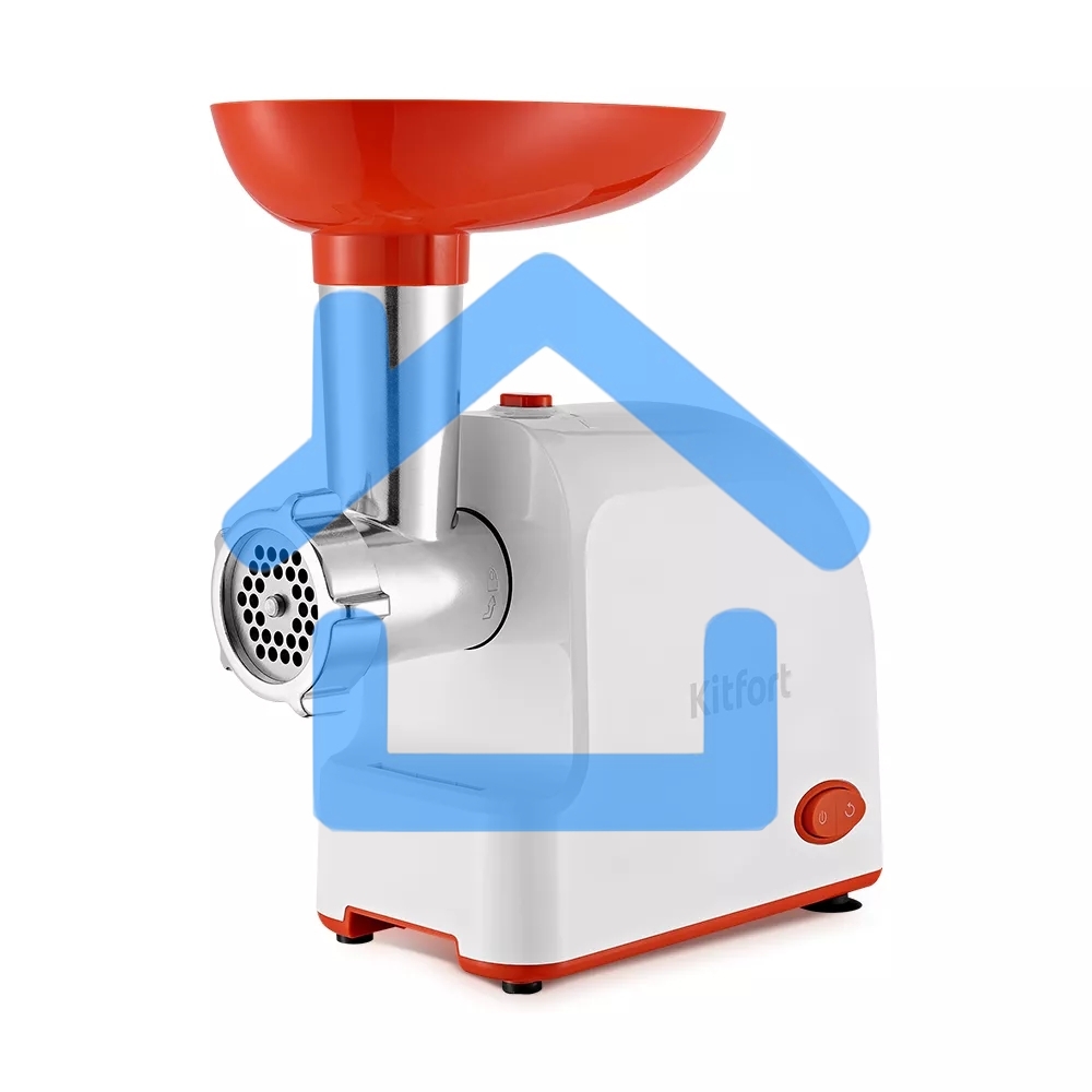 Мясорубка электрическая Kitfort КТ-2113-3 1000Вт белый/красный