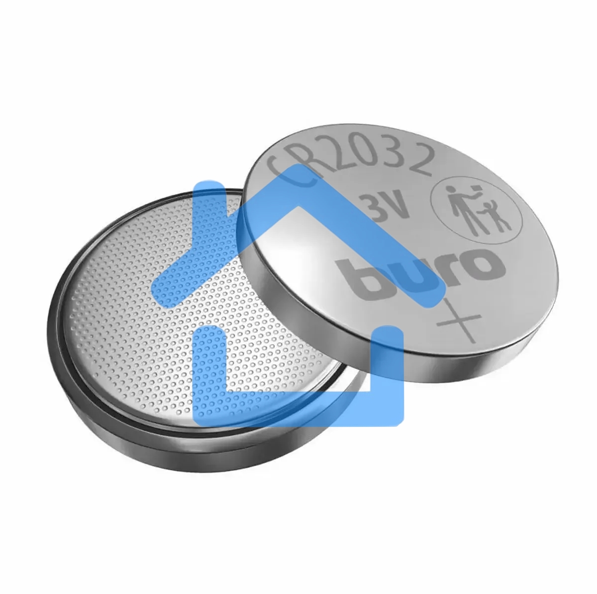Батарея Buro Lithium CR2032 (1шт) блистер, 3 В