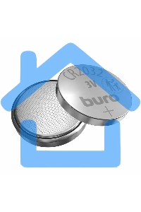 Батарея Buro Lithium CR2032 (1шт) блистер, 3 В