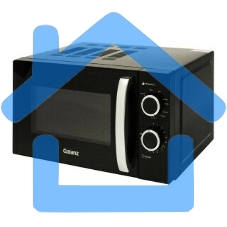 Микроволновая печь Galanz MOG-2009MB черный, 20 л, 700 Вт, переключатели - поворотный механизм