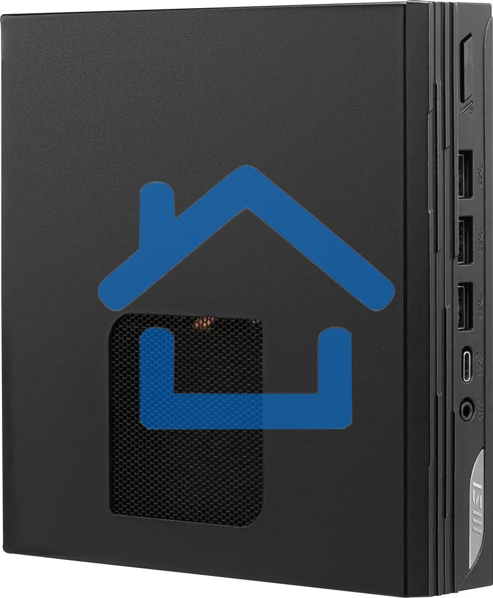 Мини ПК MSI Pro DP10 12M-226XRU, Intel Core i5 1235U, DDR4 16Gb, 512Gb(SSD), Intel Iris Xe, noOS, черный (9s6-b0a621-226)