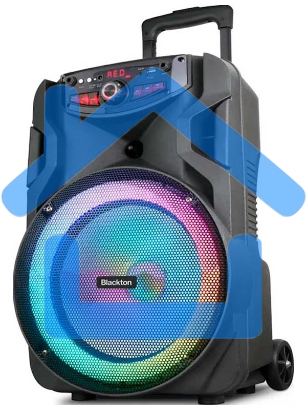 Портативная акустика Blackton Bt PBS2113 черный Мощность RMS 40 Вт Bluetooth