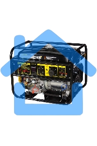 Электрогенератор бензиновый Huter DY8000LX-3, 7 кВт, 91 дБ, 74.8 кг