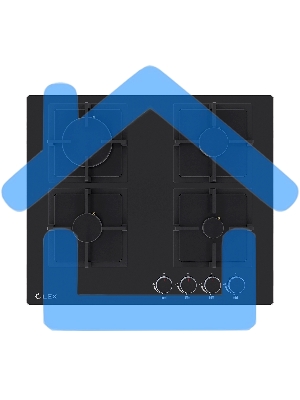 Газовая варочная панель LEX GVG 644A BBL независимая, черный