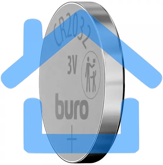 Батарея Buro Lithium CR2032 (1шт) блистер, 3 В