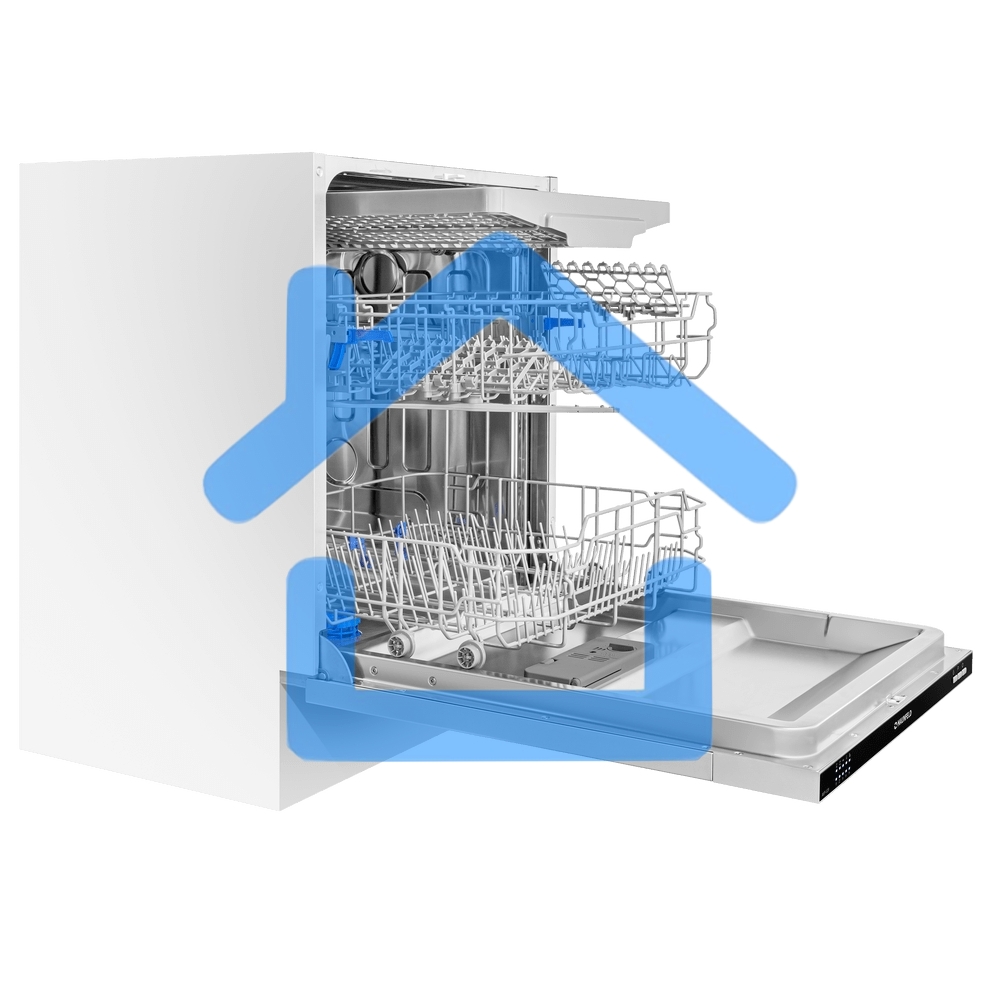 Встраиваемая посудомоечная машина Maunfeld MLP-123I, черный, 59.8 см, 14 компл., 49 дБ, класс A++
