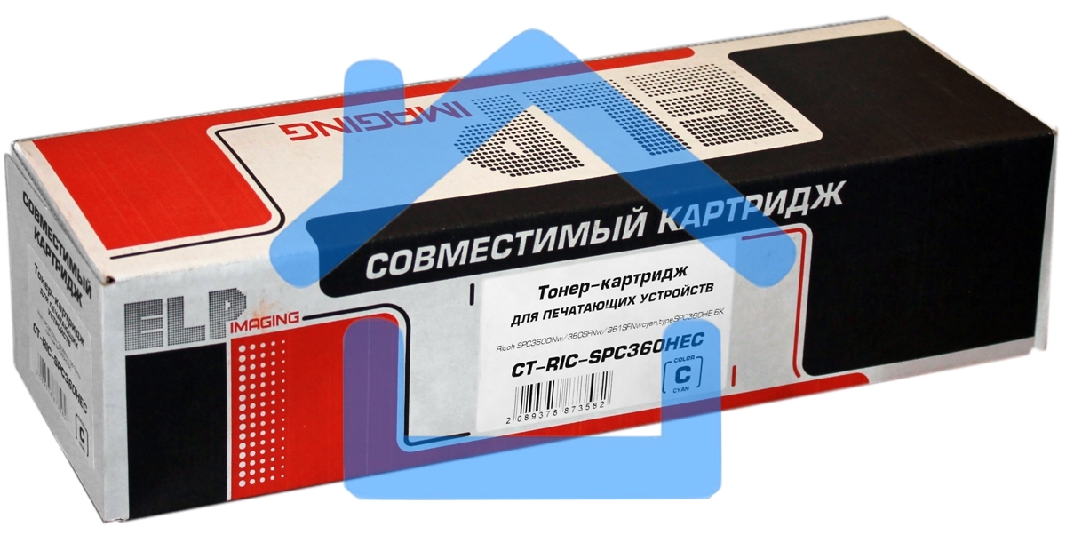 Картридж лазерный ELP type SPC360HE cyan (6000 стр.) для Ricoh SPC360DNw/360SFNw/361SFNw