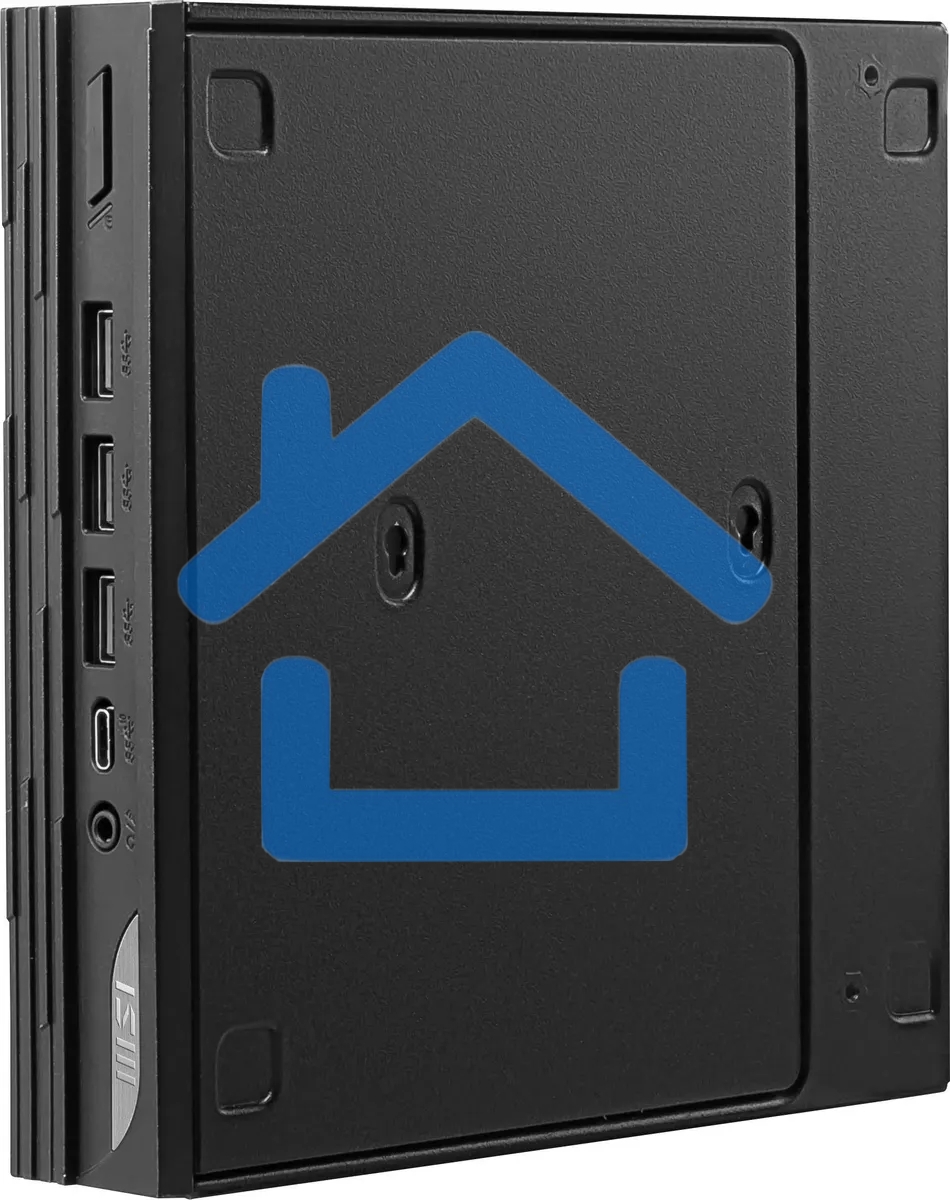 Мини ПК MSI Pro DP10 12M-226XRU, Intel Core i5 1235U, DDR4 16Gb, 512Gb(SSD), Intel Iris Xe, noOS, черный (9s6-b0a621-226)