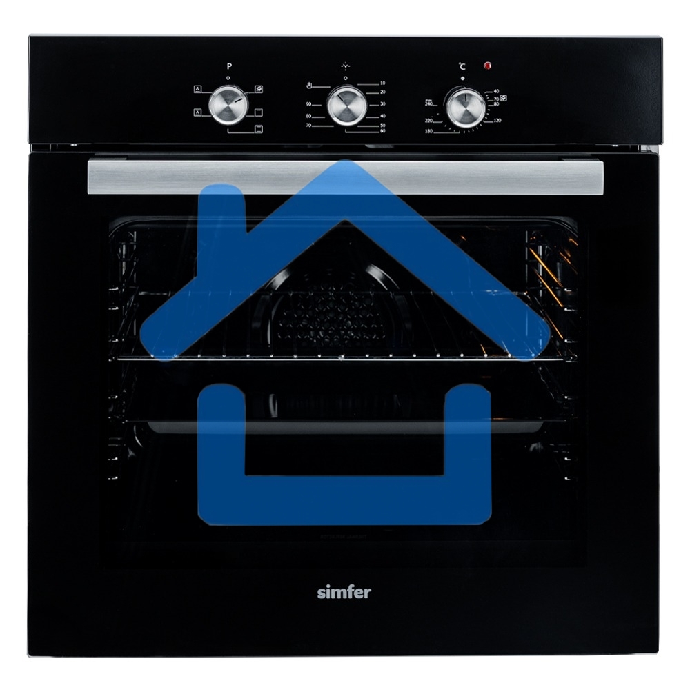 Электрический духовой шкаф Simfer B6EB16023 черный