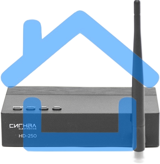 Ресивер DVB-T2 Сигнал Эфир HD-250 черный