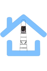 Стремянка алюминиевая Вихрь СА 1х6