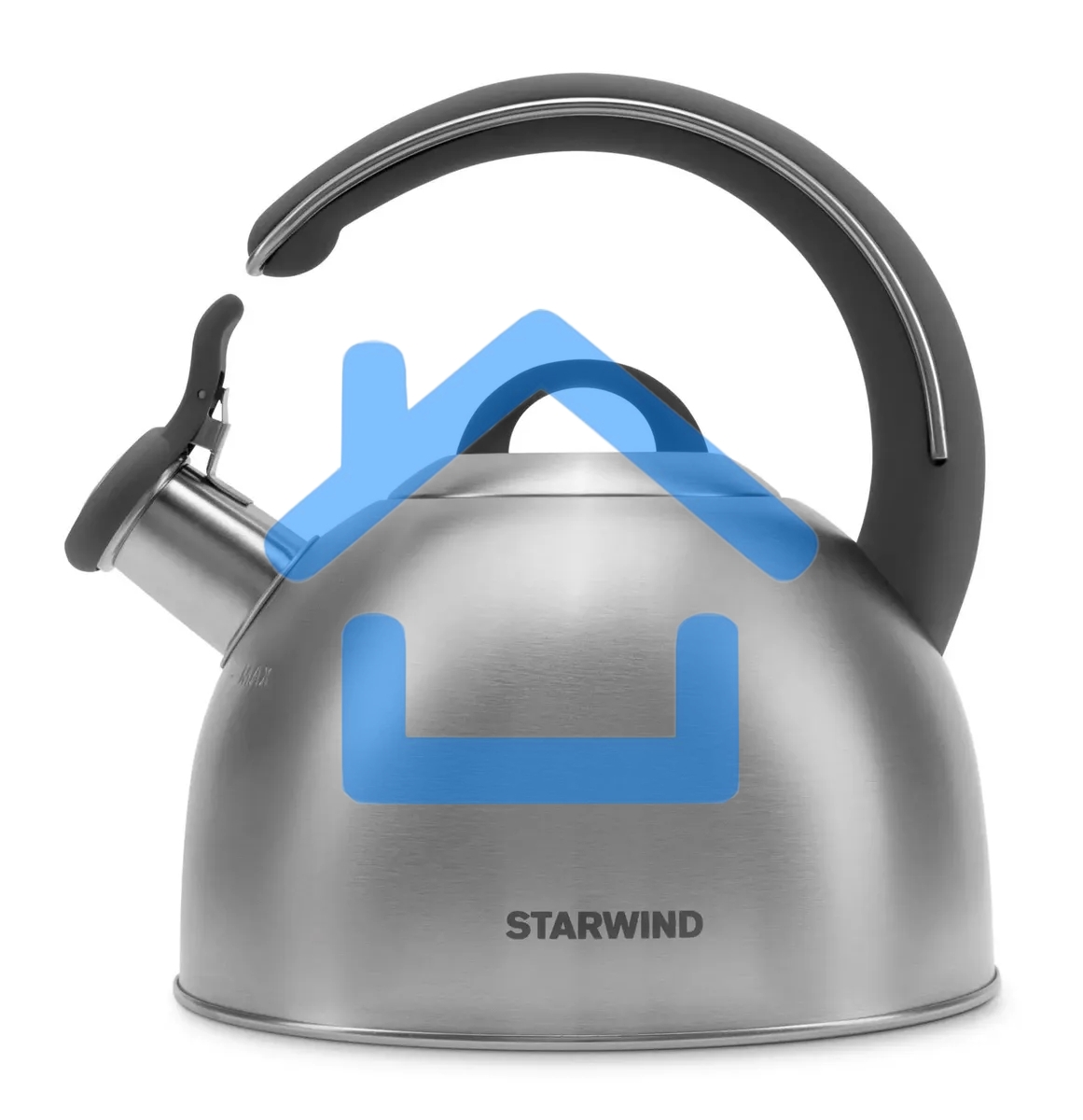 Чайник для плиты Starwind Chef Family 2.8л, серебристый, металлический (SW-CH1106)