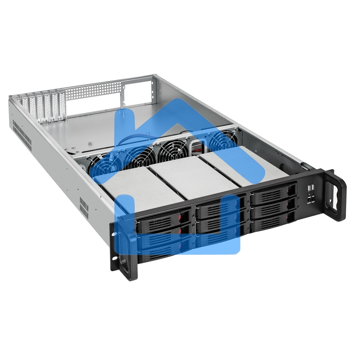 Серверный корпус ExeGate Pro 2U650-HS09 (RM 19