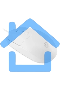 Мышь проводная Oklick 147M белый, 2000 dpi, USB, кнопки - 4