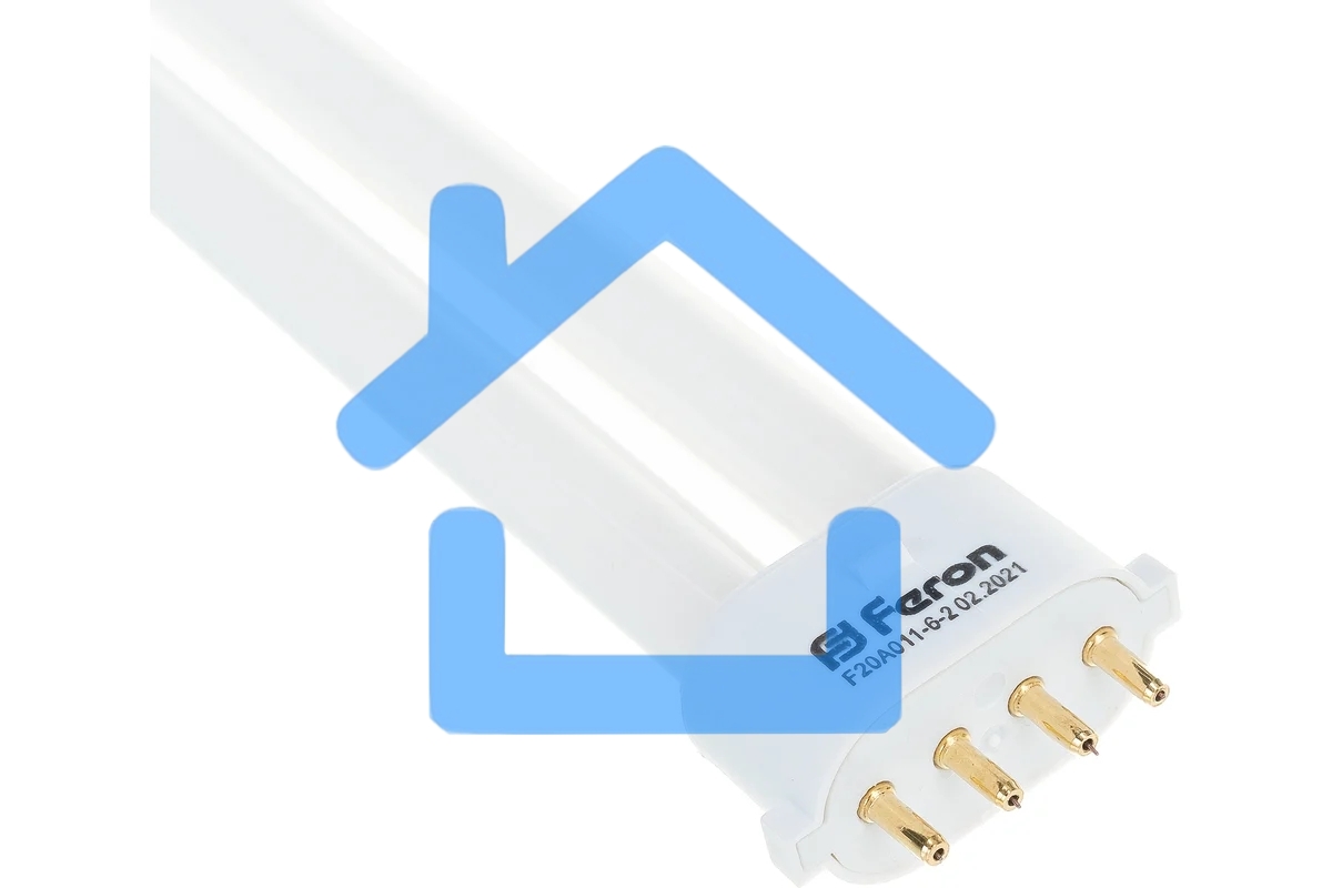 Лампа люминесцентная FERON EST9 КЛЛ 11вт 1U/T4 840 2G7