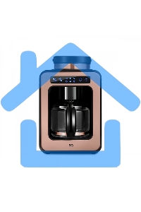 Кофеварка капельная BQ CM7000 Rose Gold-Black со встроенной кофемолкой, исп. кофе - молотый/зерновой, 0.6 л, 600 Вт.