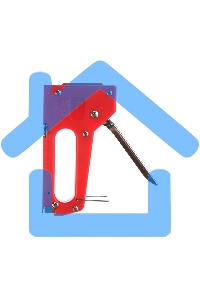 Степлер мебельный Matrix пластиковый, тип скобы 53, 6-8 мм