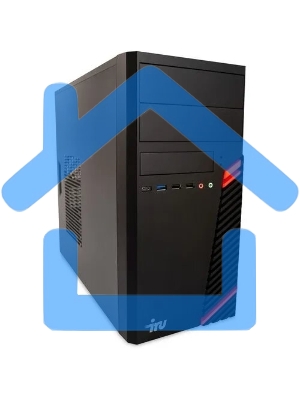 Компьютер ПК IRU Office 310H6S MT i3 12100 (3.3) 8Gb SSD 512Gb UHDG 730 Free DOS GbitEth 400W черный (2063117)