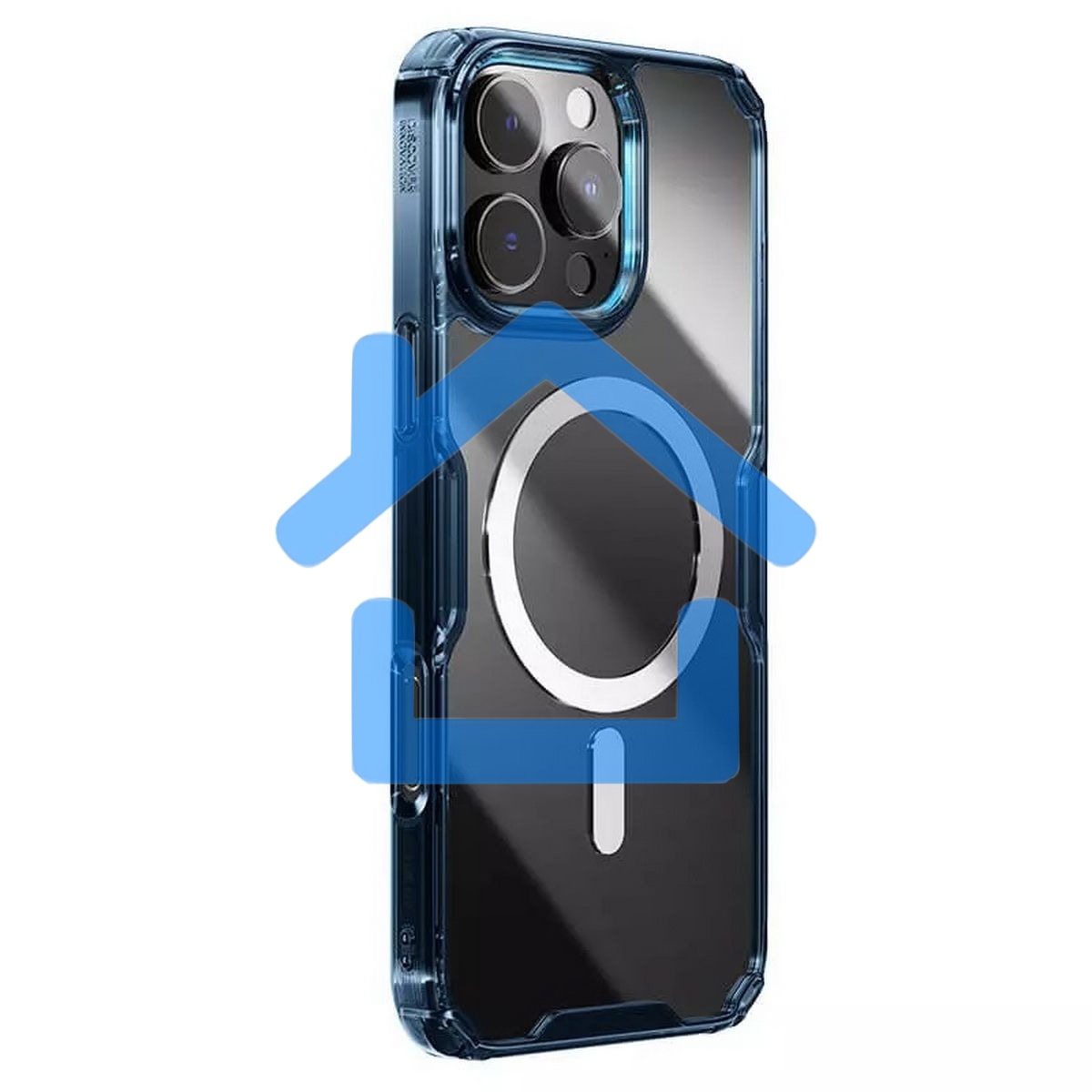 Чехол Nature TPU Pro Magnetic Case, синий, (AP IP16 Pro Max)