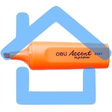 Текстовыделитель Deli Accent ES621ORANG Delight, скошенный пишущий наконечник, 1-5мм, оранжевый Текстовыделитель Deli Accent ES621ORANG Delight, скошенный пишущий наконечник, 1-5мм, оранжевый