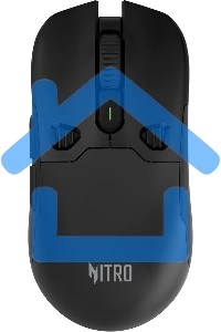 Мышь беспроводная Acer Nitro OMR404 черный, 6400 dpi, радиоканал, Bluetooth, USB, кнопки - 6