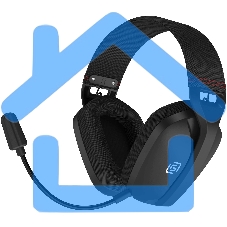 Наушники с микрофоном Оклик HS-L750G черный 1.5м накладные оголовье