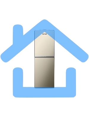 Кулер Hotfrost V250CE напольный электронный золотистый