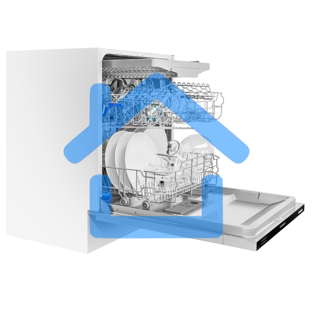 Встраиваемая посудомоечная машина Maunfeld MLP-123I, черный, 59.8 см, 14 компл., 49 дБ, класс A++