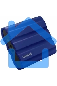 Внешний SSD Samsung T7 Shield, 2TB, USB 3.2 Gen 2 Type-C, R/W 1050/1000, синий