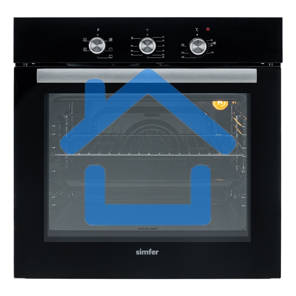 Электрический духовой шкаф Simfer B6EB16023 черный