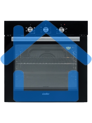 Электрический духовой шкаф Simfer B6EB16023 черный