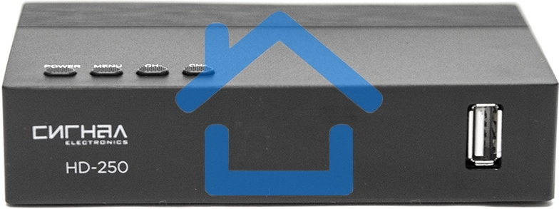Ресивер DVB-T2 Сигнал Эфир HD-250 черный