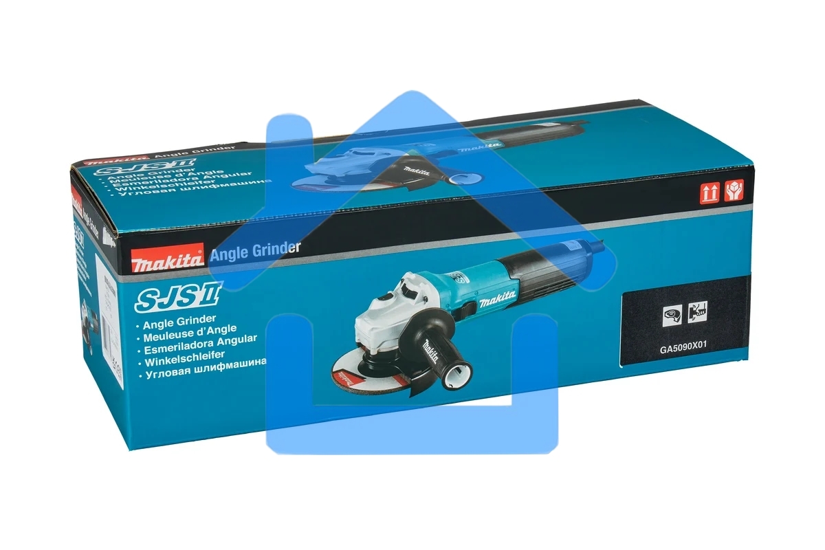 Углошлифовальная машина Makita GA5090X01 1900Вт 11500об/мин рез.шпин.:M14 d=125мм